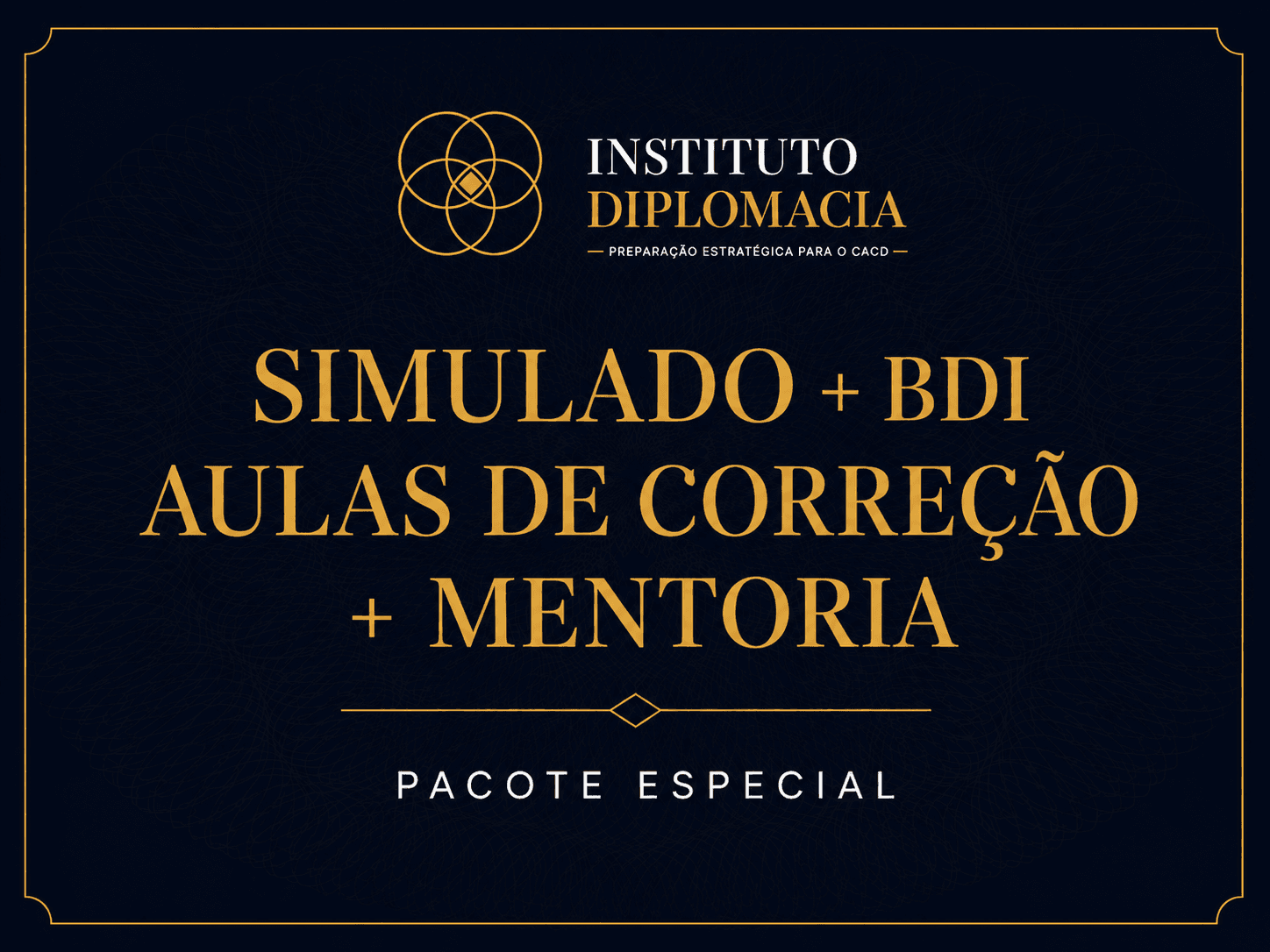 Simulado + BDI + Aulas de Correção + Mentoria