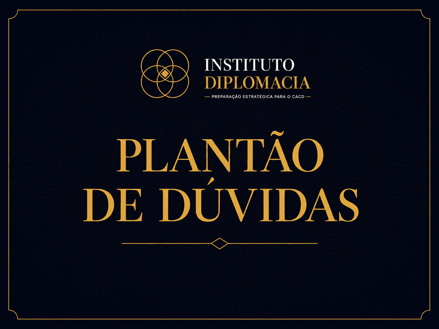 Plantão de Dúvidas