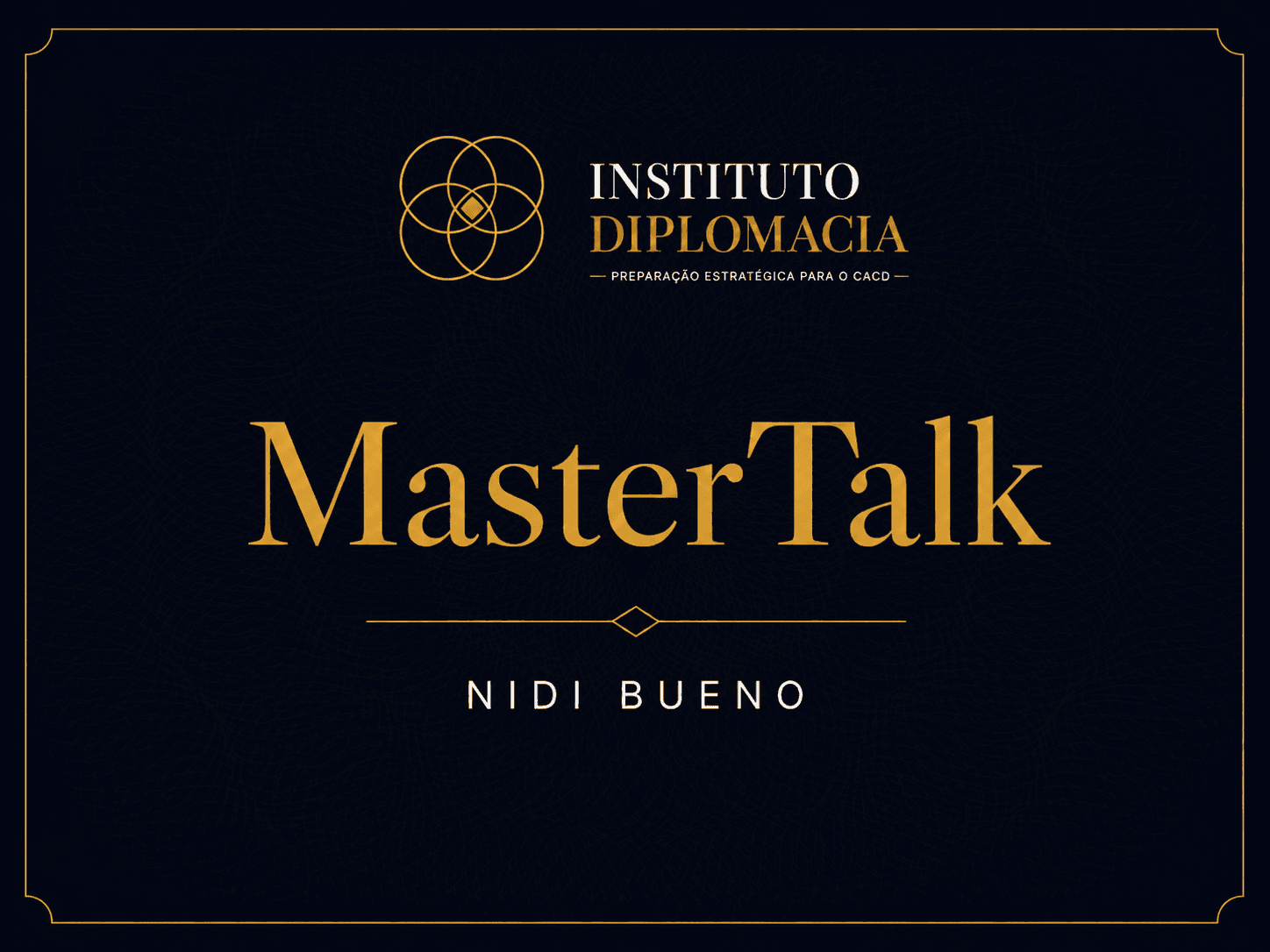 MasterTalk - Nidi Bueno